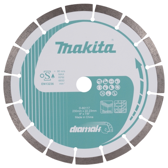 Makita Zubehör Diamak 230mm Diamanttrennscheibe