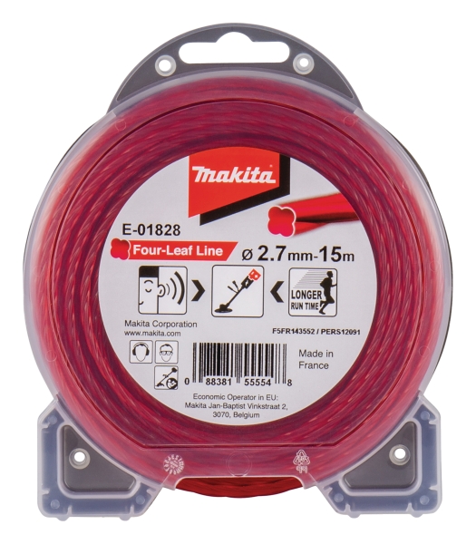 Makita Zubehör Mähfaden Four-Leaf 2,7mm x 15m