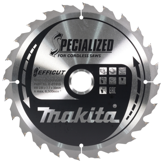 Makita Zubehör Sägeblatt 235x2,2x30, 24Z EFFICUT