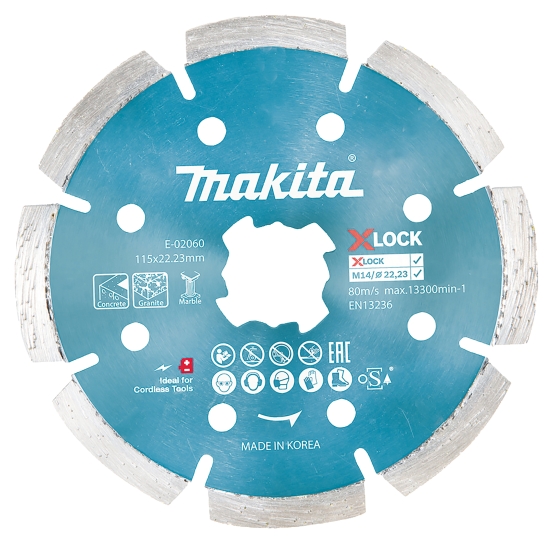 Makita Zubehör Diamanttrennscheibe X-LOCK 115mm