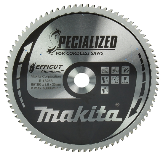 Makita Zubehör Sägeblatt 305x2,0x30 mm, 81Z EFFICUT