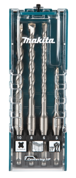 Makita Zubehör SDS-PLUS Bohrer-Set 4-tlg. Centering tip