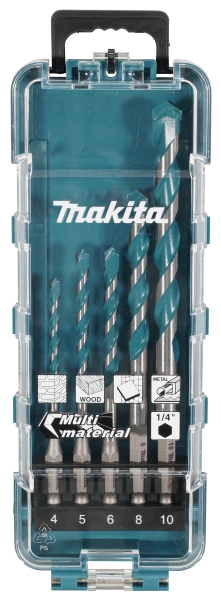 Makita Zubehör Multibohrer-Set 1/4 5-tlg.