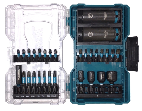 Makita Zubehör Bit-Schlagnuss-Set 30-tlg. Impact Black