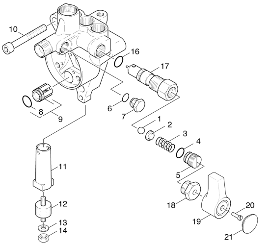 KÄRCHER Professional Ersatzteile Hochdruckreiniger Heisswasser HDS 1000 BE 1.811-802.0 Pumpensatz