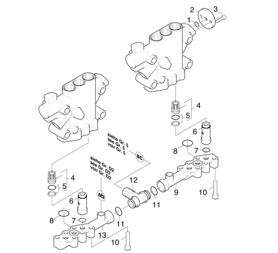 KÄRCHER Professional Ersatzteile Hochdruckreiniger Kaltwasser HD 2000 SUPER   EU 1.068-261.0 Saugseite