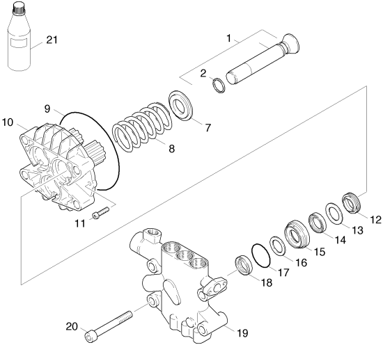 KÄRCHER Professional Ersatzteile Hochdruckreiniger Heisswasser HDS 12/14 ST ECOEU-II 1.699-916.0 Kolben