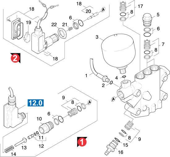 KÄRCHER Professional Ersatzteile Hochdruckreiniger Heisswasser HDS 755        EU 1.026-121.0 Druckseite