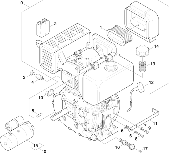 KÄRCHER Professional Ersatzteile Hochdruckreiniger Heisswasser HDS 1000 DE 1.811-882.0 Motor