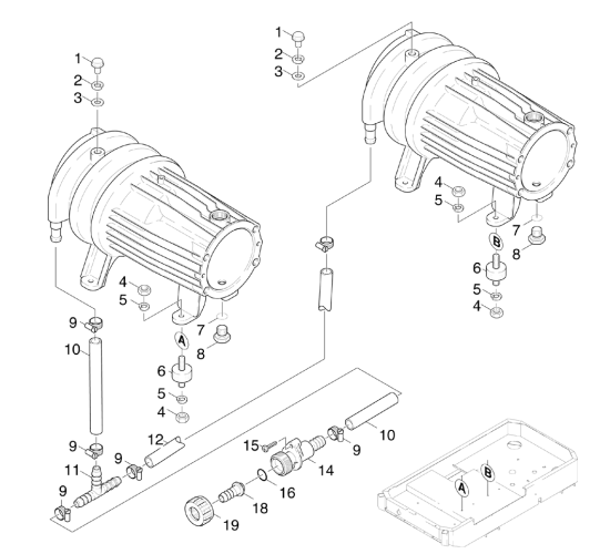 KÄRCHER Professional Ersatzteile Hochdruckreiniger Heisswasser HDS 2000 SUPER EU-I 1.071-934.0 Wasseranschluss