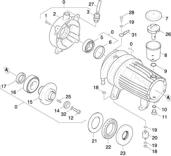 KÄRCHER Professional Ersatzteile Hochdruckreiniger Heisswasser HDS 655 M ECO   EU 1.026-303.0 Motor
