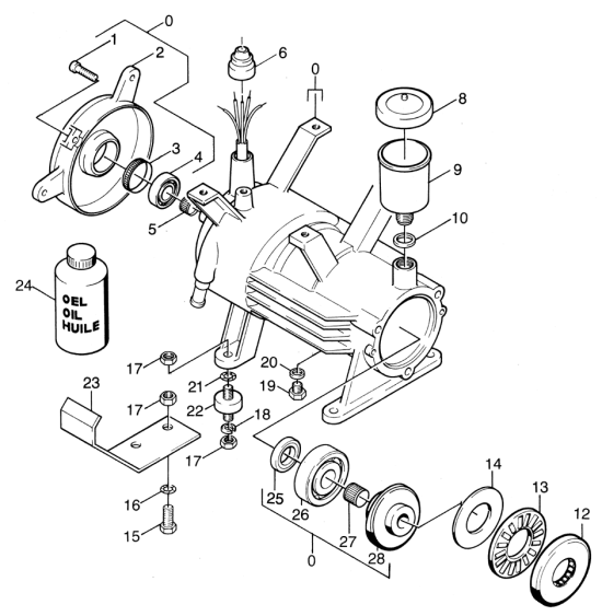 KÄRCHER Professional Ersatzteile Hochdruckreiniger Heisswasser HDS 555 C 1.852-121.0 Motor