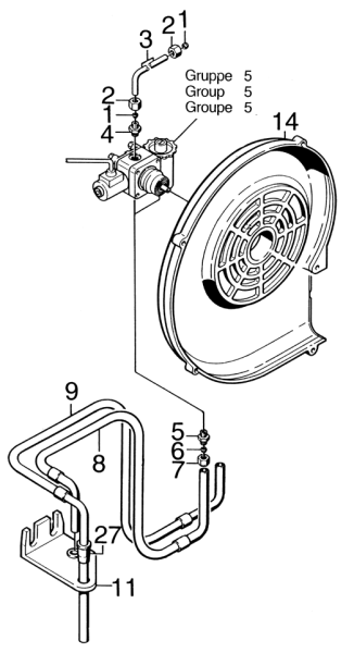 KÄRCHER Professional Ersatzteile Hochdruckreiniger Heisswasser HDS 890 C  EU 1.873-901.0 Geblaese I