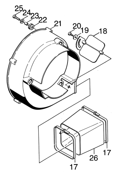 KÄRCHER Professional Ersatzteile Hochdruckreiniger Heisswasser HDS 890 C  EU 1.873-901.0 Geblaese III