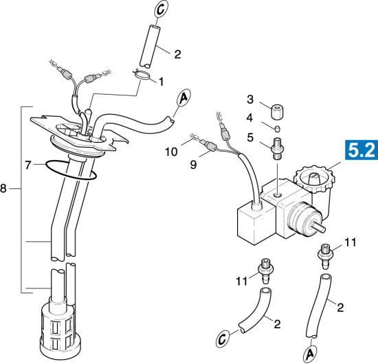 KÄRCHER Professional Ersatzteile Hochdruckreiniger Heisswasser HDS 1295      EU-I 1.028-301.0 Brennstoffpumpe
