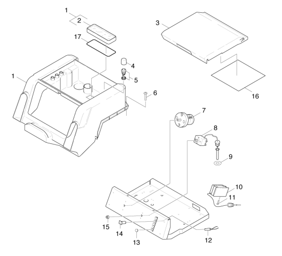 KÄRCHER Professional Ersatzteile Hochdruckreiniger Heisswasser HDS 795         EU 1.031-261.0 Oberteil