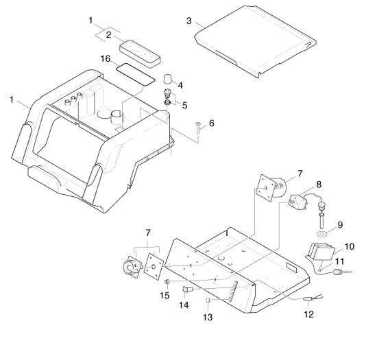 KÄRCHER Professional Ersatzteile Hochdruckreiniger Heisswasser HDS 995         EU 1.027-261.0 Oberteil