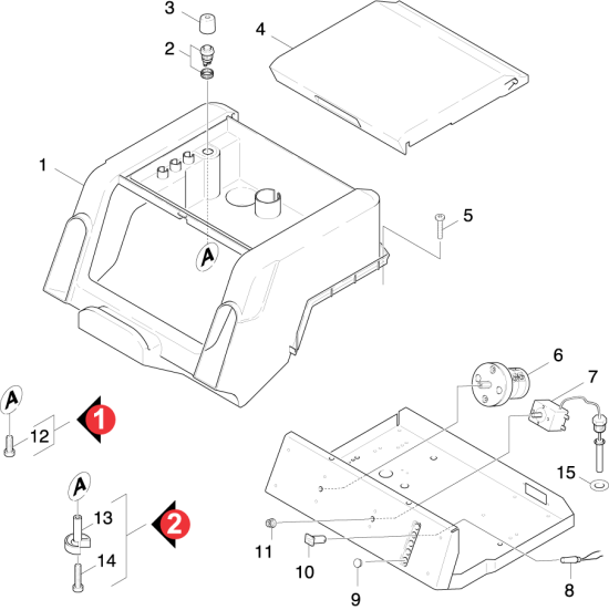 KÄRCHER Professional Ersatzteile Hochdruckreiniger Heisswasser HDS 895 S       EU 1.027-512.0 Oberteil