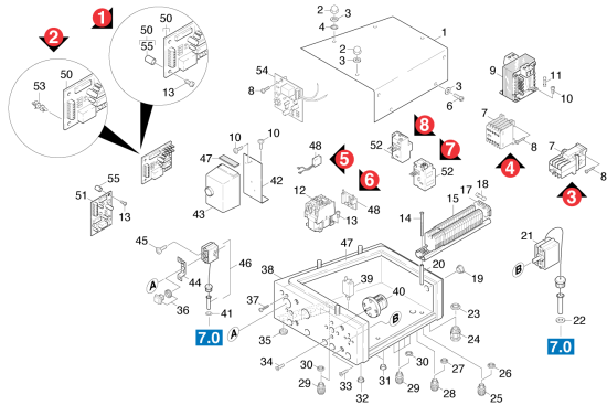 KÄRCHER Professional Ersatzteile Hochdruckreiniger Heisswasser HDS 1290 ST 1.699-901.0 E-Geraeteschrank