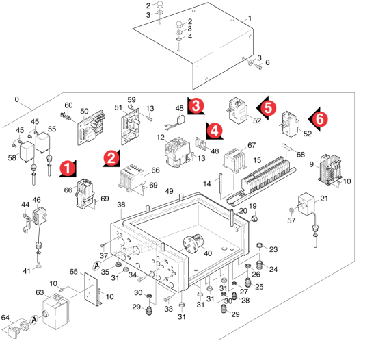 KÄRCHER Professional Ersatzteile Hochdruckreiniger Heisswasser UBS-ELEKTR.ZUENDUNG 2.882-451.0 E-Geraeteschrank