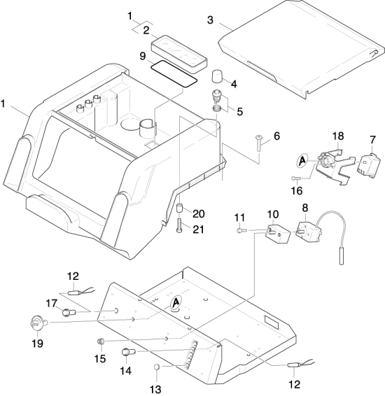 KÄRCHER Professional Ersatzteile Hochdruckreiniger Heisswasser HDS 995 SX      EU 1.027-341.0 Oberteil
