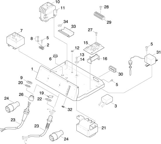 KÄRCHER Professional Ersatzteile Hochdruckreiniger Heisswasser HDS 1150 -4S Basic EU-I 1.028-355.0 Unterteil