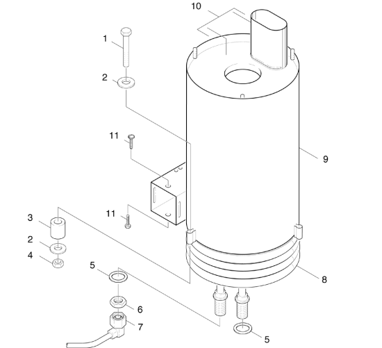 KÄRCHER Professional Ersatzteile Hochdruckreiniger Heisswasser HDS 1000 DE 1.811-882.0 Heizschlange