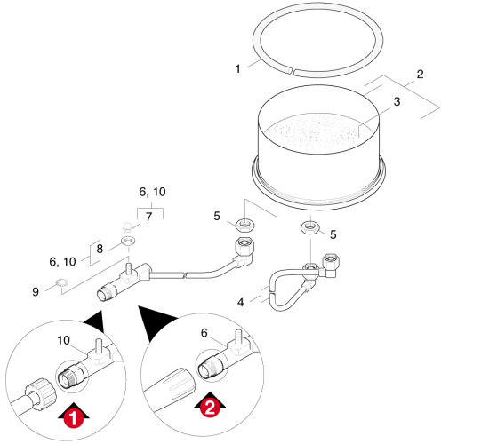 KÄRCHER Professional Ersatzteile Hochdruckreiniger Heisswasser HDS 995         EU 1.027-261.0 Brennerboden