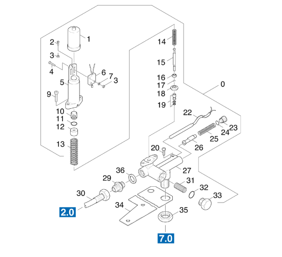 KÄRCHER Professional Ersatzteile Hochdruckreiniger Heisswasser HDS 1000 W 1.718-934.0 Sicherheitsblock