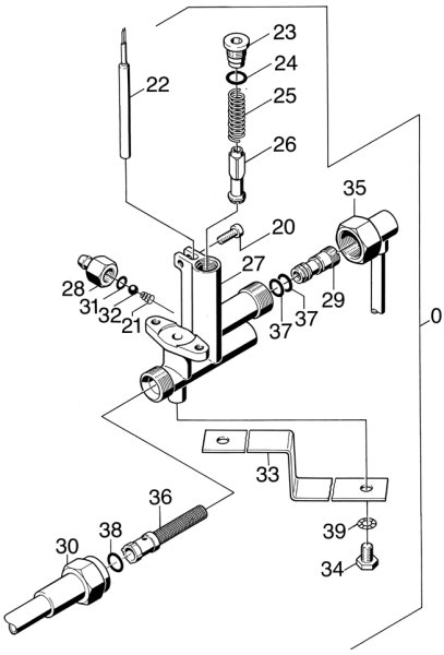KÄRCHER Professional Ersatzteile Hochdruckreiniger Heisswasser HDS 890 C  EU 1.873-901.0 Sicherheitsblock 2