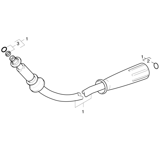 KÄRCHER Professional Ersatzteile Hochdruckreiniger Heisswasser HDS 550 C 1.890-121.0 Schlauch