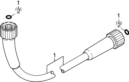 KÄRCHER Professional Ersatzteile Hochdruckreiniger Heisswasser HDS 1000 DE 1.811-882.0 Schlauch