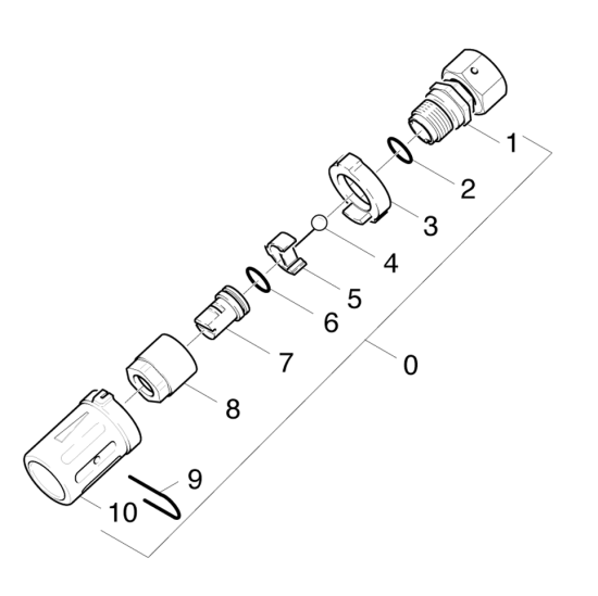 KÄRCHER Professional Ersatzteile Hochdruckreiniger Heisswasser HDS 550 C 1.890-121.0 Düse