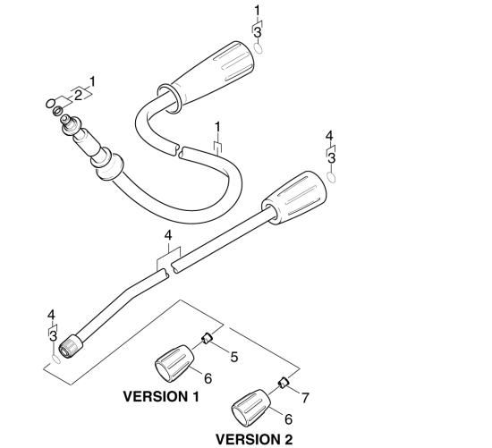 KÄRCHER Professional Ersatzteile Hochdruckreiniger Heisswasser HDS 697 CI+D.S. EU 1.962-911.0 Strahlrohr