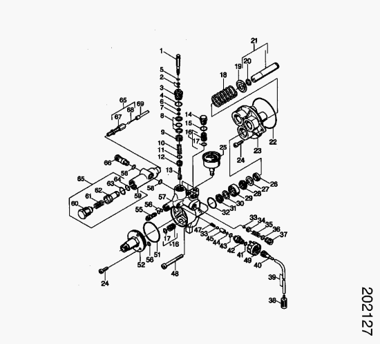 KÄRCHER Professional Ersatzteile Hochdruckreiniger Kaltwasser HD 1050B-HO.ZOL-10M 1.810-132.0 Pumpensatz