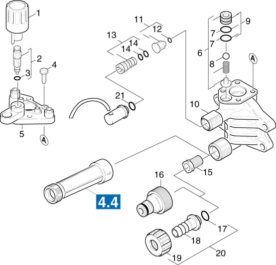 KÄRCHER Ersatzteile Hochdruckreiniger K 630 MS PLUS *EU 1.973-841.0-A Chemie