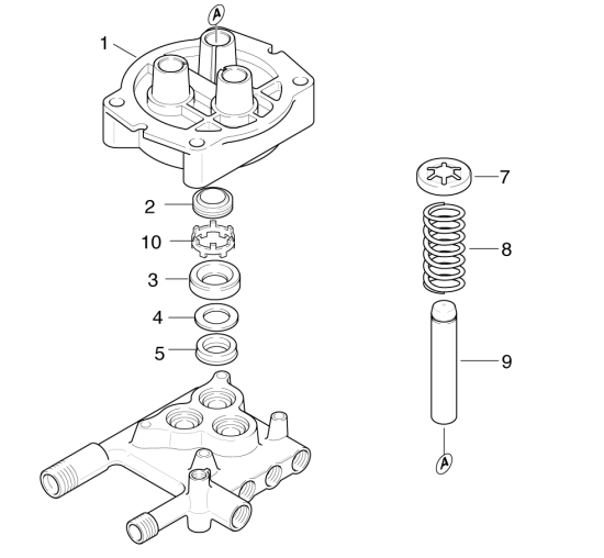 KÄRCHER Professional Ersatzteile Hochdruckreiniger Kaltwasser HD 800 B 1.851-802.0 Kolben