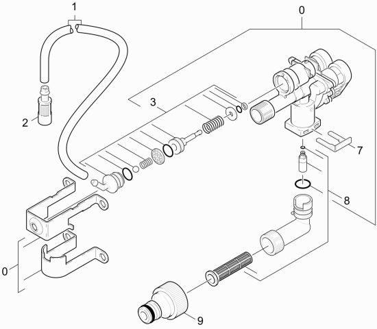 KÄRCHER Ersatzteile Hochdruckreiniger K 2.010 T100 *EU 1.671-103.0-A Steuergehaeuse