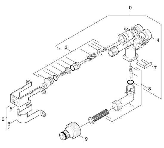 KÄRCHER Ersatzteile Hochdruckreiniger K 2.89MD-PLUS-WB*EU 1.223-727.0-A Steuergehaeuse