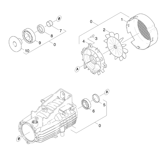 KÄRCHER Professional Ersatzteile Hochdruckreiniger Kaltwasser HD 890          EU 1.808-111.0 Antrieb