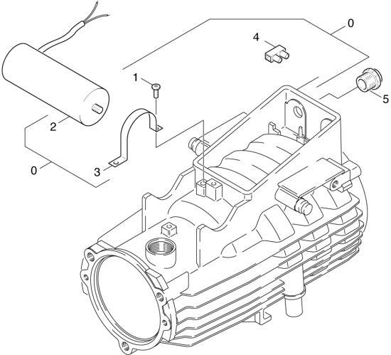 KÄRCHER Professional Ersatzteile Hochdruckreiniger Kaltwasser HD 855          EU 1.979-121.0 Kondensator