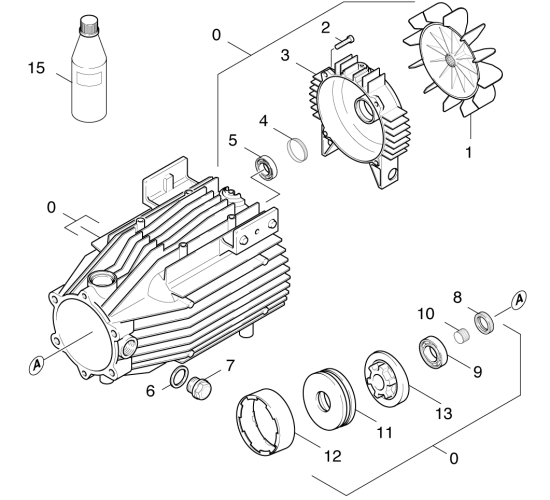 KÄRCHER Professional Ersatzteile Hochdruckreiniger Kaltwasser HD 655 S 1.902-406.0 Antrieb