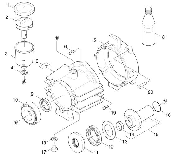 KÄRCHER Professional Ersatzteile Hochdruckreiniger Kaltwasser HD 1050 DE      EU 1.878-122.0 Antrieb