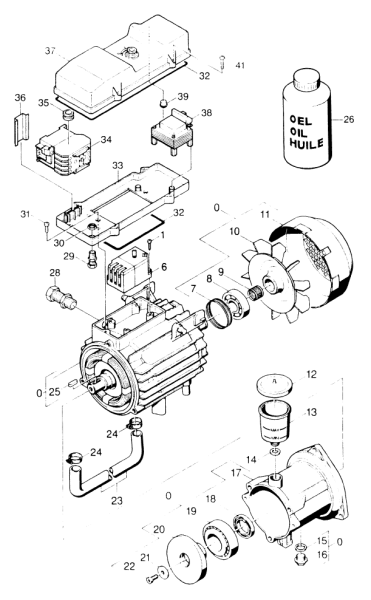 KÄRCHER Professional Ersatzteile Hochdruckreiniger Kaltwasser HD 1050 I       EU 1.720-811.0 Motor