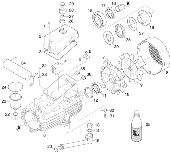 KÄRCHER Professional Ersatzteile Hochdruckreiniger Kaltwasser HD 755 1.877-121.0 Motor