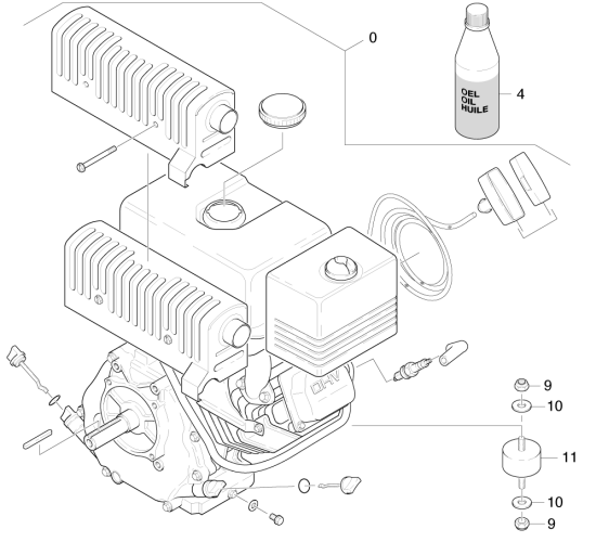 KÄRCHER Professional Ersatzteile Hochdruckreiniger Kaltwasser HD 3500 DH-Q/C 1.810-996.0 Motor
