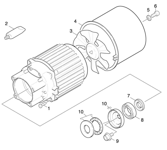 KÄRCHER Ersatzteile Hochdruckreiniger K 4.98MD-PLUS *EU 1.423-401.0-A Motor