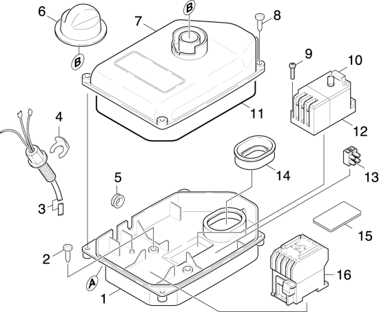 KÄRCHER Professional Ersatzteile Hochdruckreiniger Kaltwasser HD 600          EU 1.284-101.0 E-Geraeteschrank