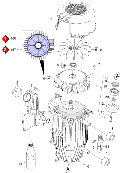 KÄRCHER Professional Ersatzteile Hochdruckreiniger Kaltwasser HD 5/14 C       EU 1.514-112.0 Motor