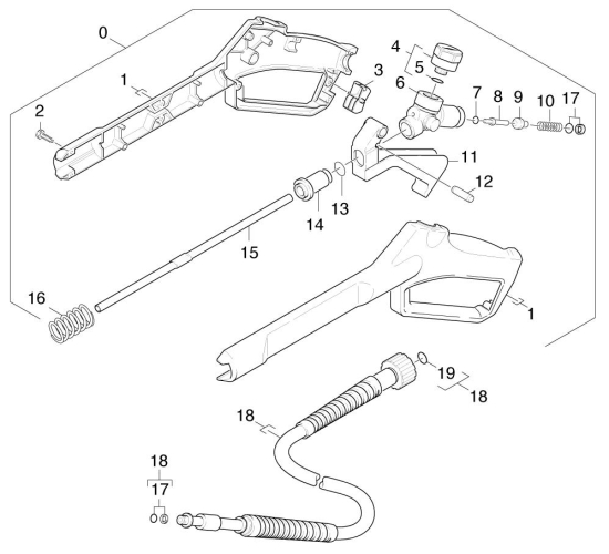 KÄRCHER Ersatzteile Hochdruckreiniger K 7.21MX-PLUS-WB*EU 1.034-805.0-B Handspritzpistole